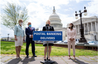 Postal banking services would help underserved communities and shore up struggling USPS, say lawmakers