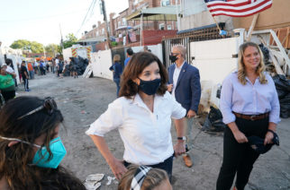 Hochul, Biden tour Queens amidst storm damage, vowing to fight climate change