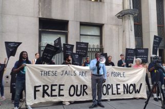 Foley Square protestors decry mass incarceration and 1994 Crime Bill