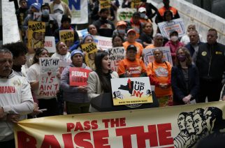 Video: Sen. Jessica Ramos Leads “Raise The Wage” Rally in Albany