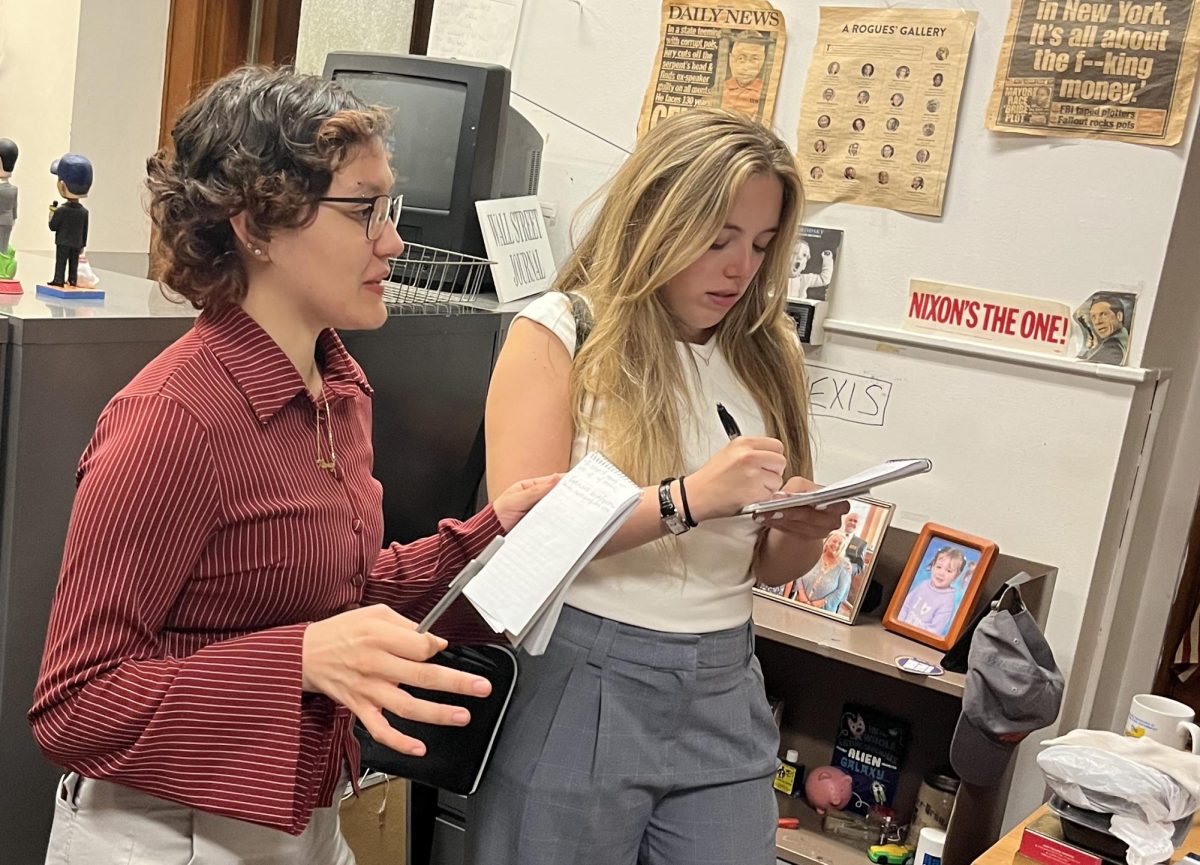 Interns Nancy Mac Innes and Kyra Higbie visit the LCA