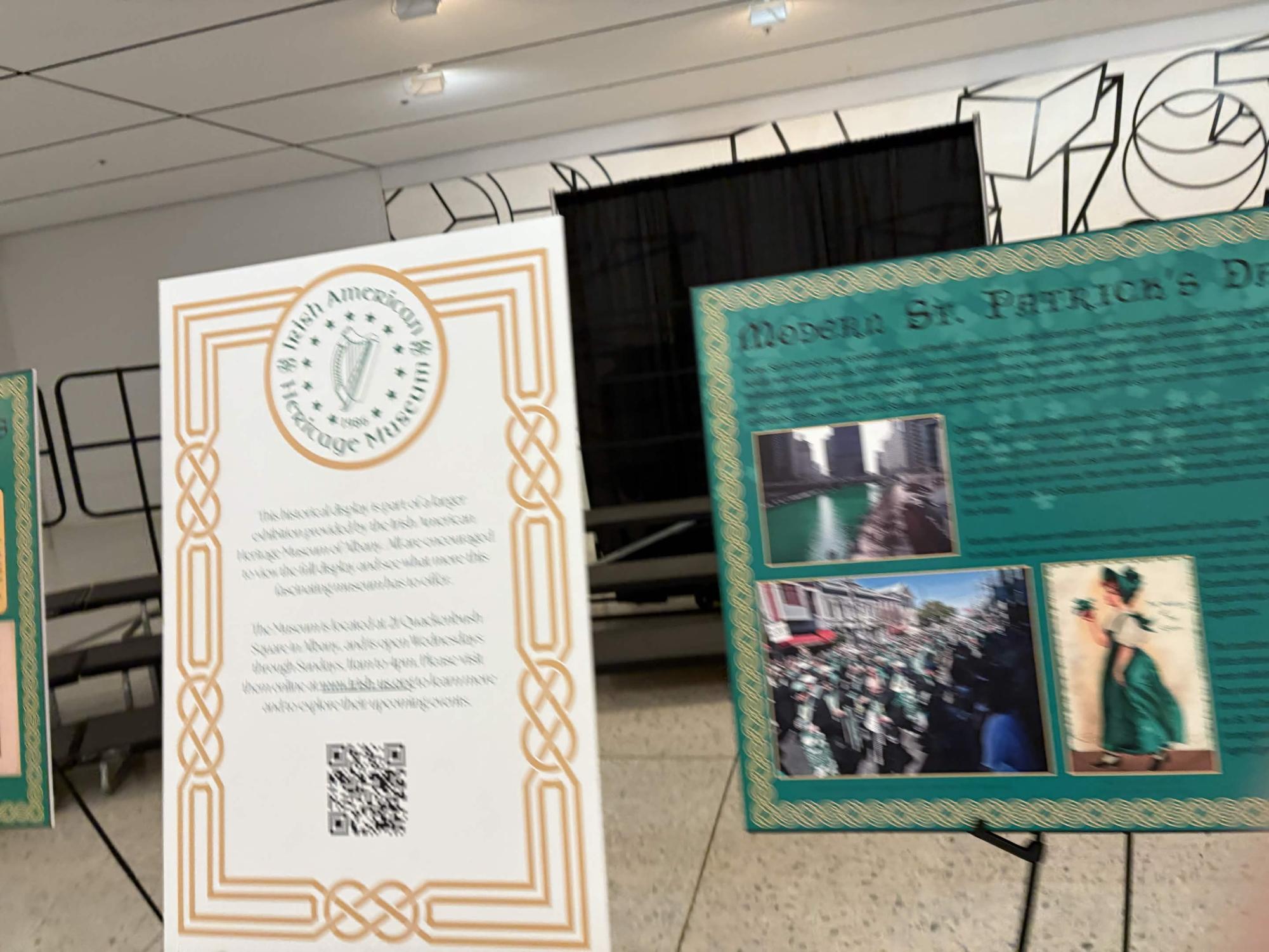 Irish Vendors and Performers say 'Dia diut' for a St. Patty's Day Celebration